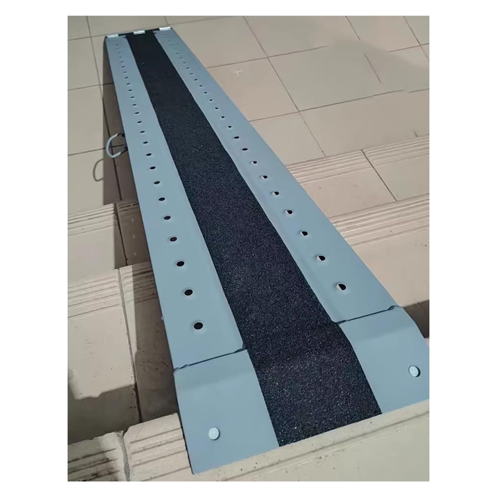Rampa de umbral, Placas de transición de escaleras portátiles, peldaños de Movilidad Antideslizantes, escalones de transición para Scooter de Silla de Ruedas, escaleras, Puertas, aeropatines (Color: