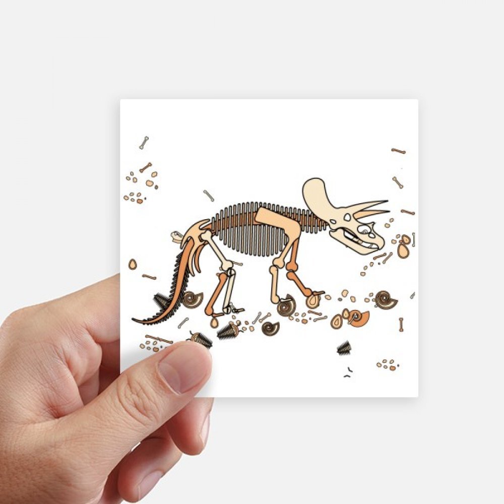 Sticker os de dinosaure miniature 10cm lot multicolore haute adhérence