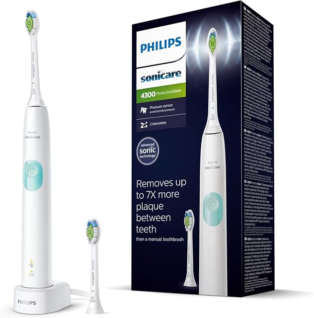 Philips Sonicare ProtectiveClean HX6807/51 - szczoteczka soniczna biała + 2 końcówki