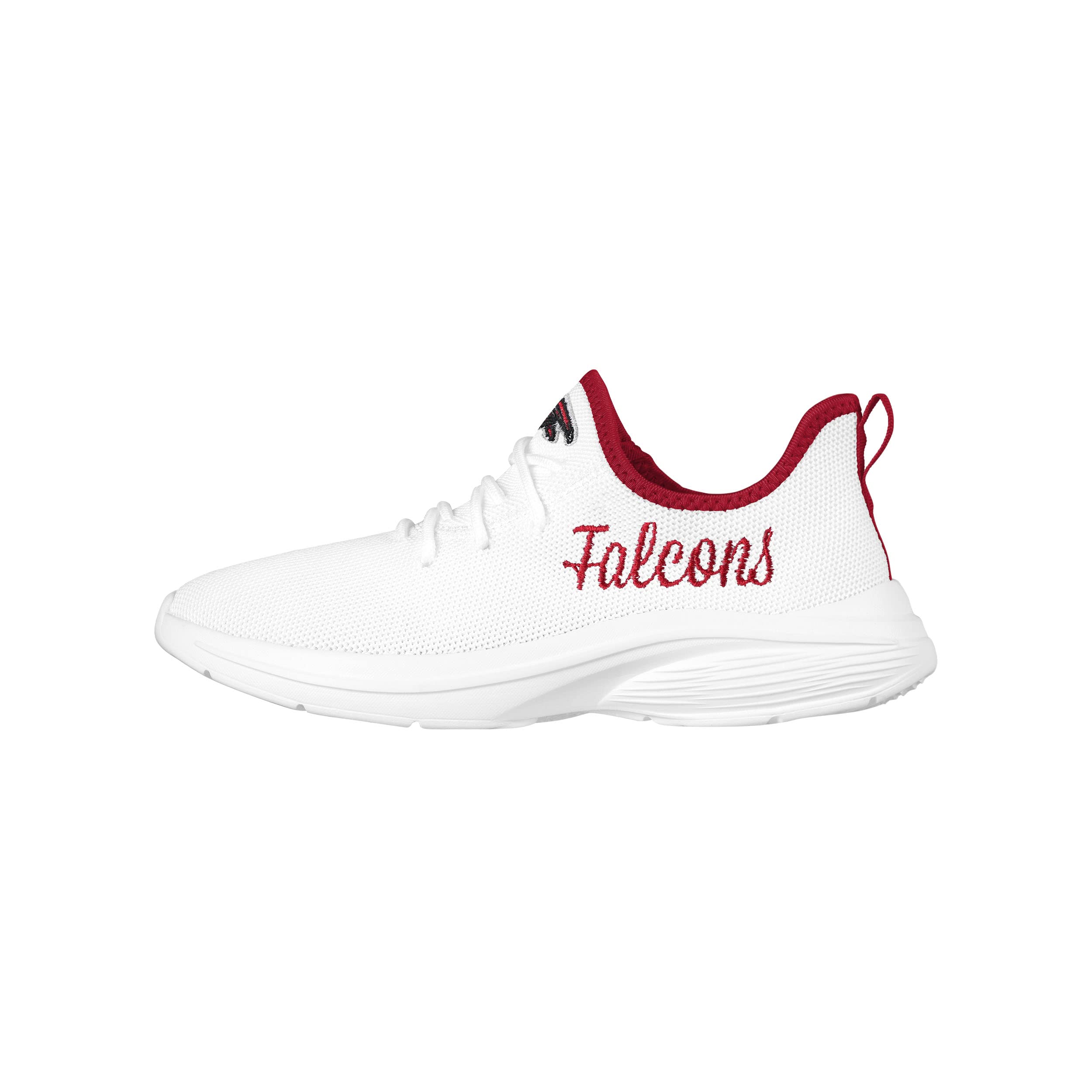 FOCO NFL Womens NFL Team Logo White Athletic Shoes Sneakers
