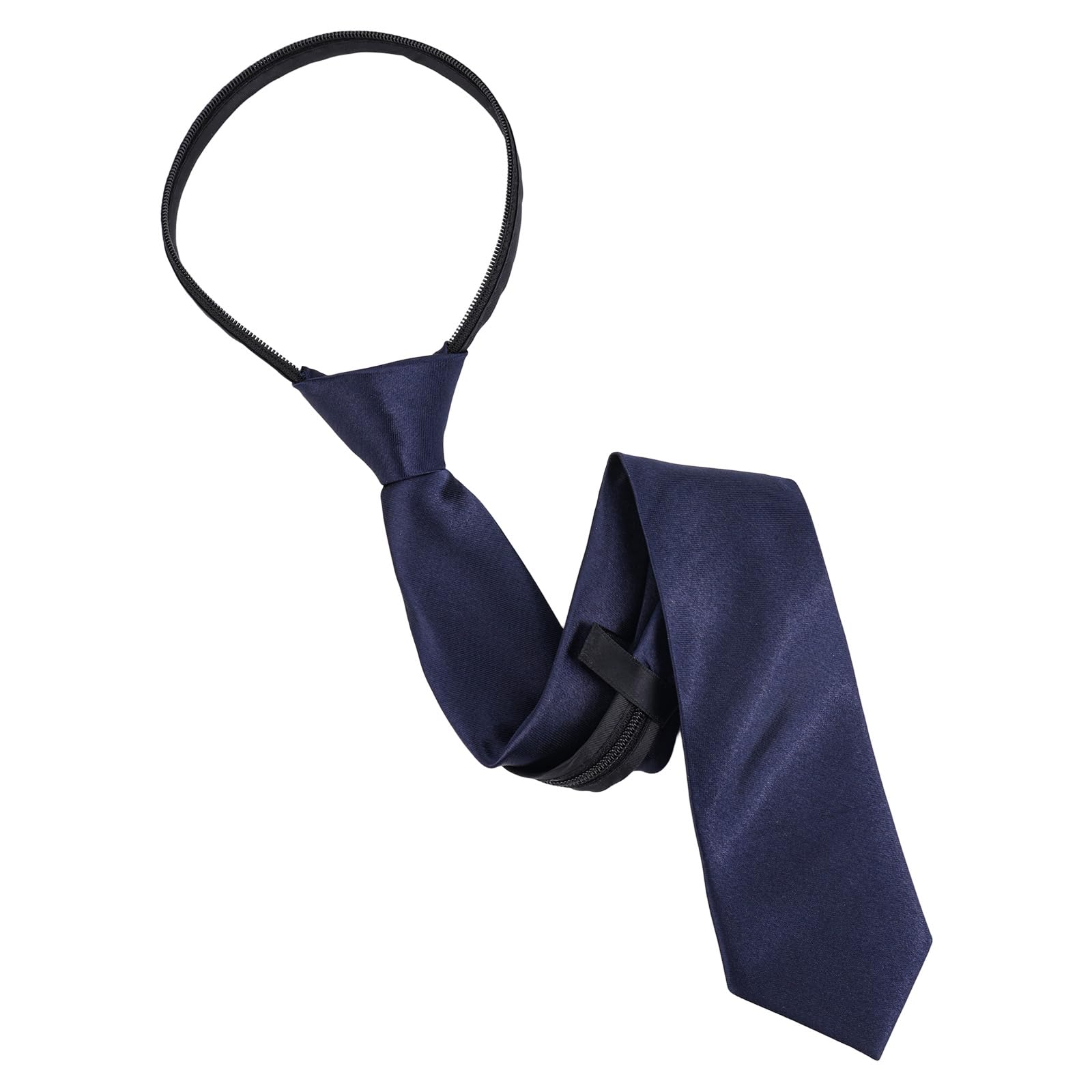 Corbata Niño, 38 x 5 cm Cómoda Tela de Seda con Clip para el Cuello Ideal para Cumpleaños Escuela Graduación