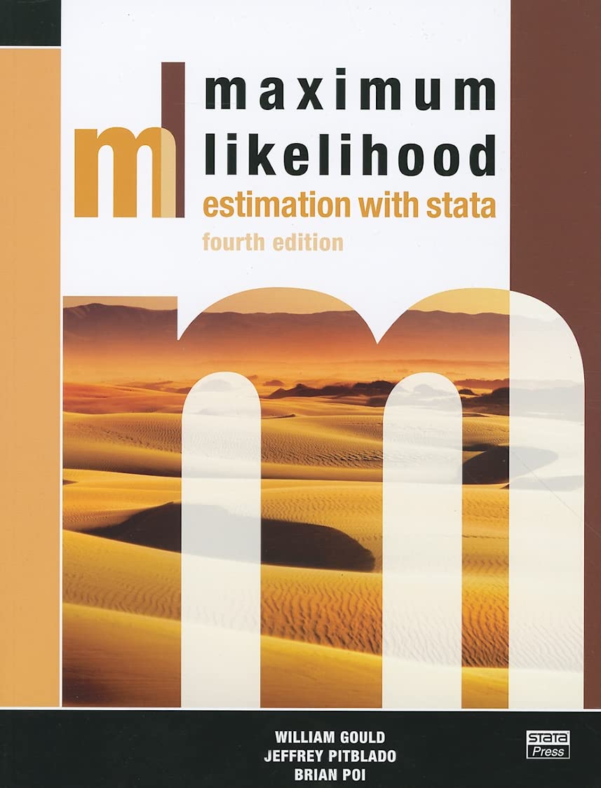 Buy Maximum Likelihood Estimation With Stata — BookShops.in