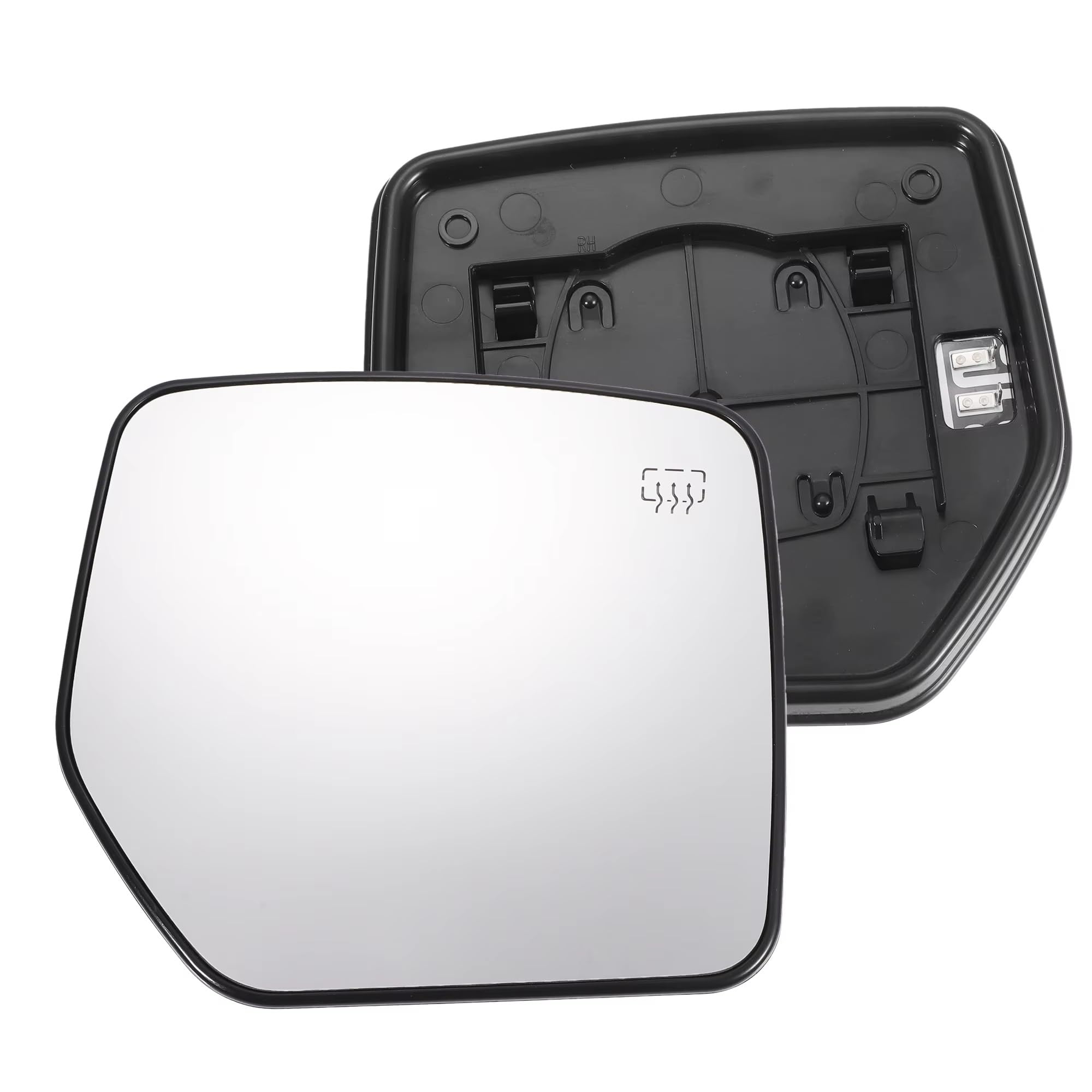 Verre rétroviseur droit Jeep Compass dégivrant cassé