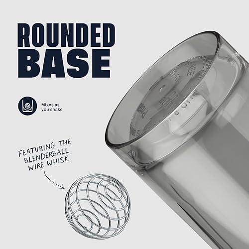 Miniatura 4 de BlenderBottle - Botella mezcladora serie Pro ideal para batidos de proteínas y bebidas de preentrenamiento, 32 onzas, color gris piedra (Pebble Grey)