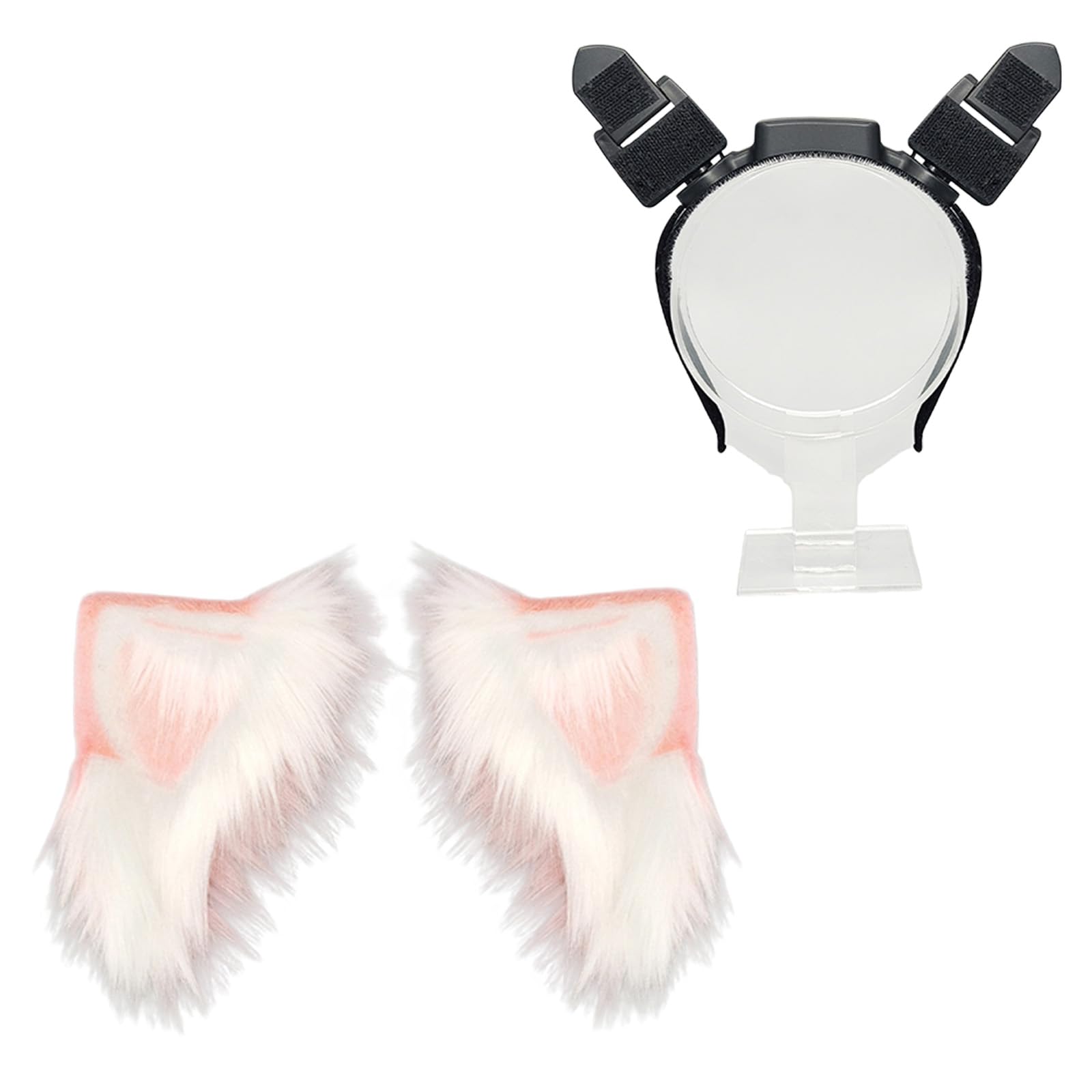 Diadema recargable con detección de movimiento 3D ajustable para cosplay y juego interactivo, diadema eléctrica con orejas móviles