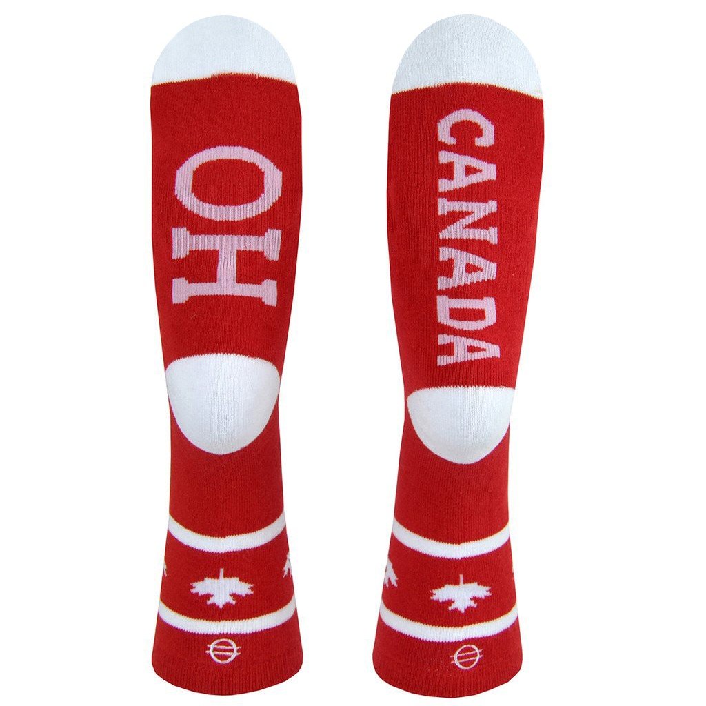 Socks, Oh Canada, Red
