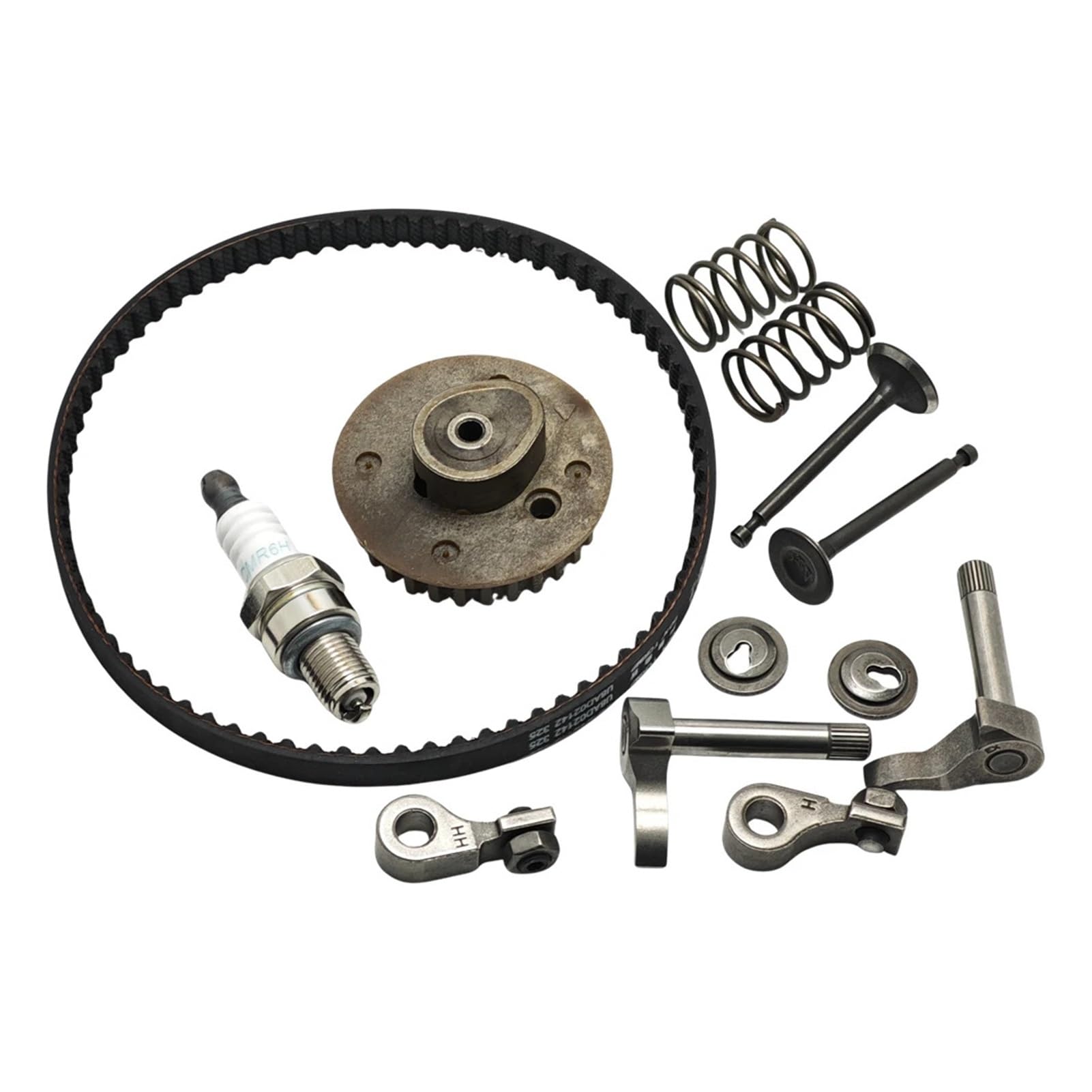 Kit de correa dentada de engranaje de polea de árbol de levas para cortacésped GX35 GX35NT HHT35S UMK435 de 4 cigüeñas