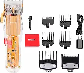 HAMY Maquina de cortar cabelo Wmark NG208 Transparente de Corte Profissional