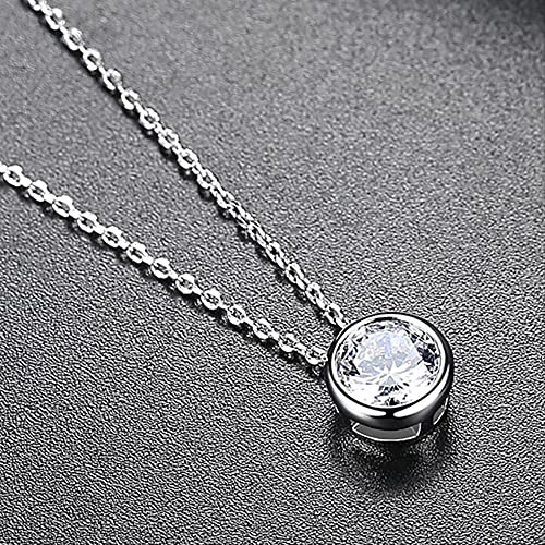 Chaîne de clavicule 925 et collier zircon AAA pour ornement de cou - 4