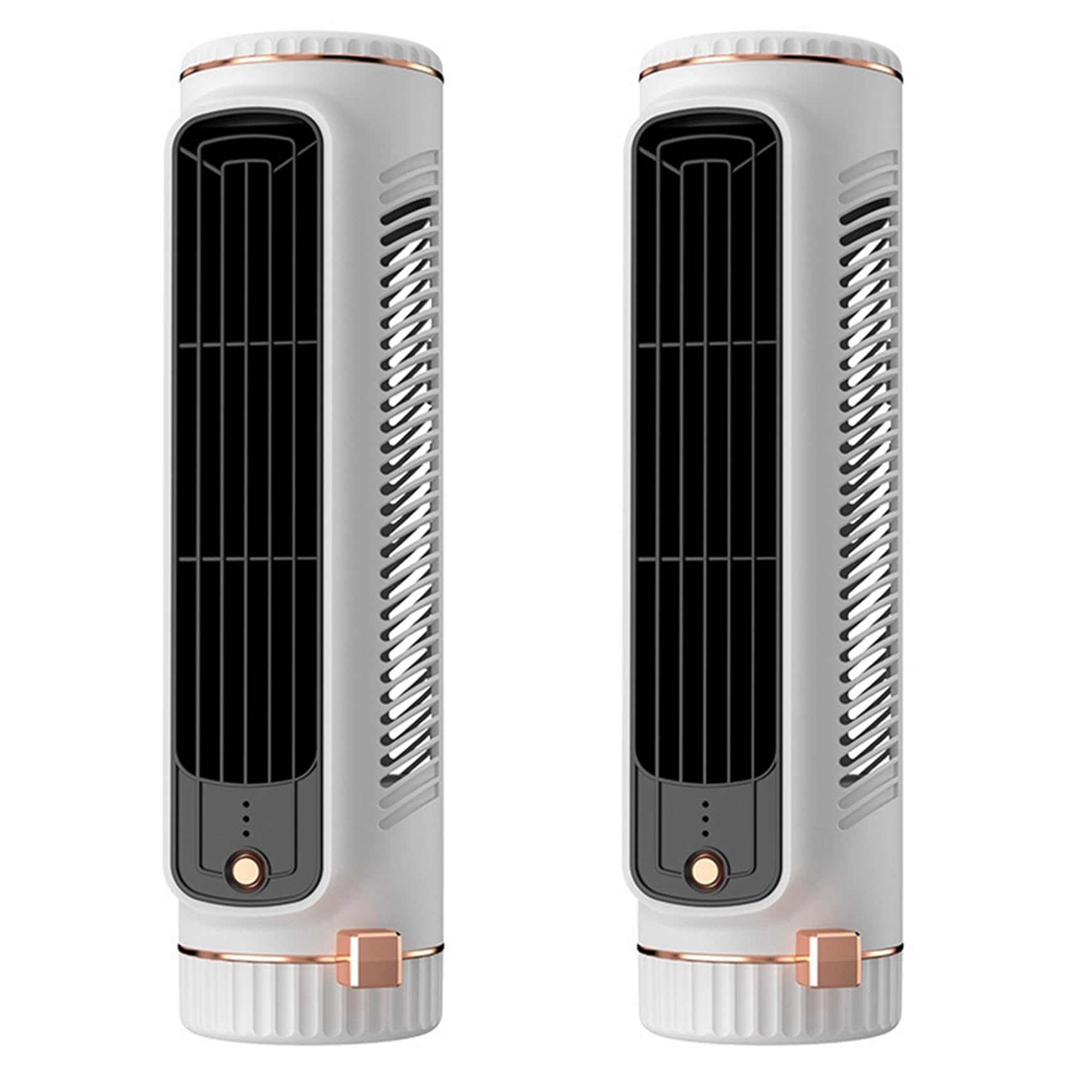 Hndhbfgrt 2X Air Circulation Bladeless Fan Tower Fan Bladeless Fan Bedroom Ultra-Quiet Dormitory Desk Floor Electric Fan