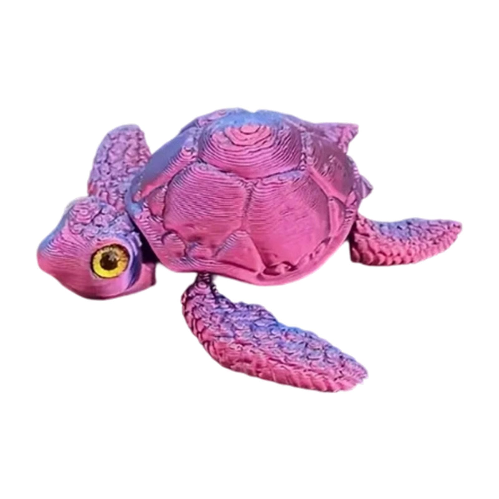 ZBIianxer Flexible Joints Articulated Sea Turtle Fidgets Toy Desktop Decorations 3D Printed, Realistic Turtles Statues Figurines Statues