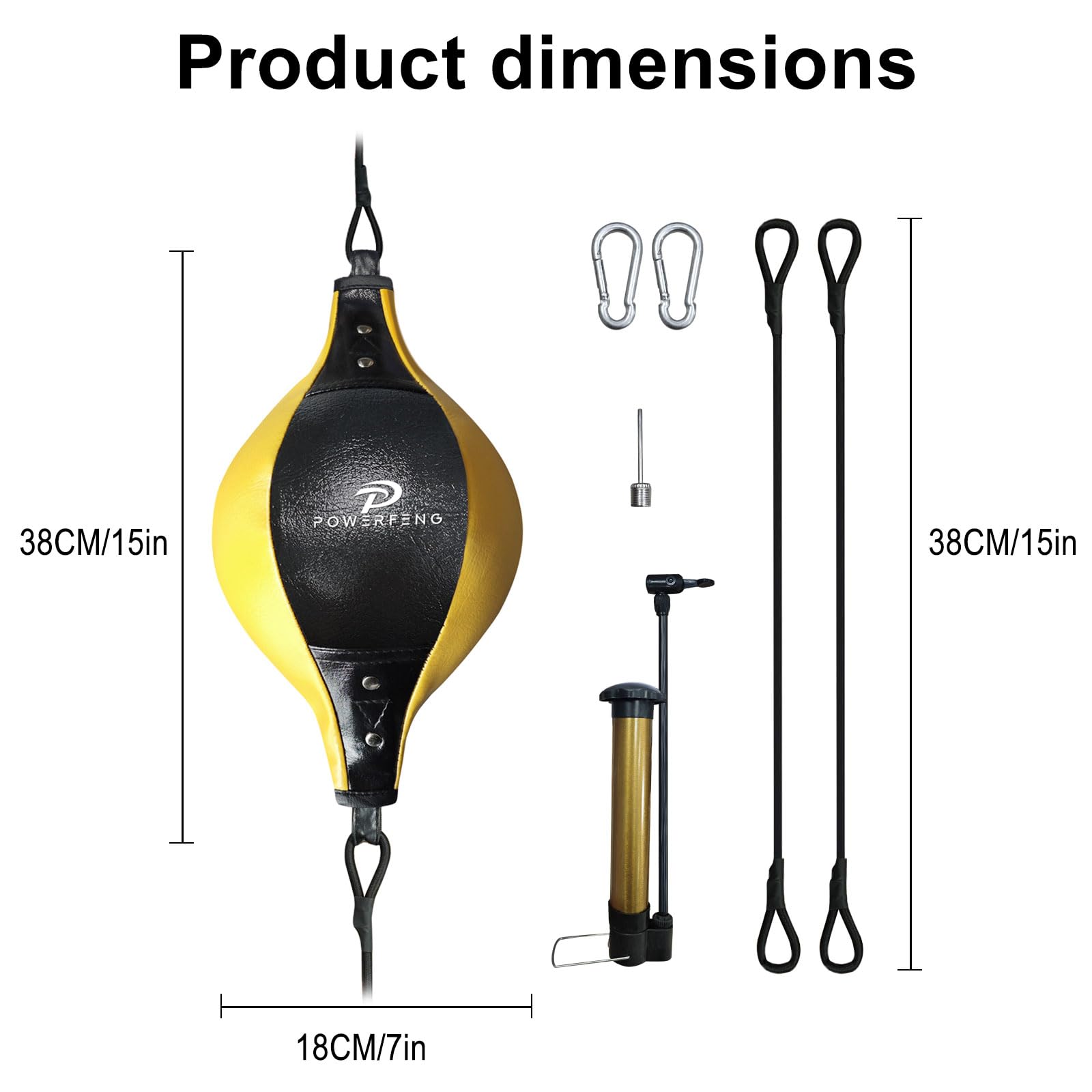 【Double End Boxing Speed Bag】Speed Bags für Boxen Reaktion Agilit & Hand Auge Koordinationstraining - Boxen Reflexball für Home Gym