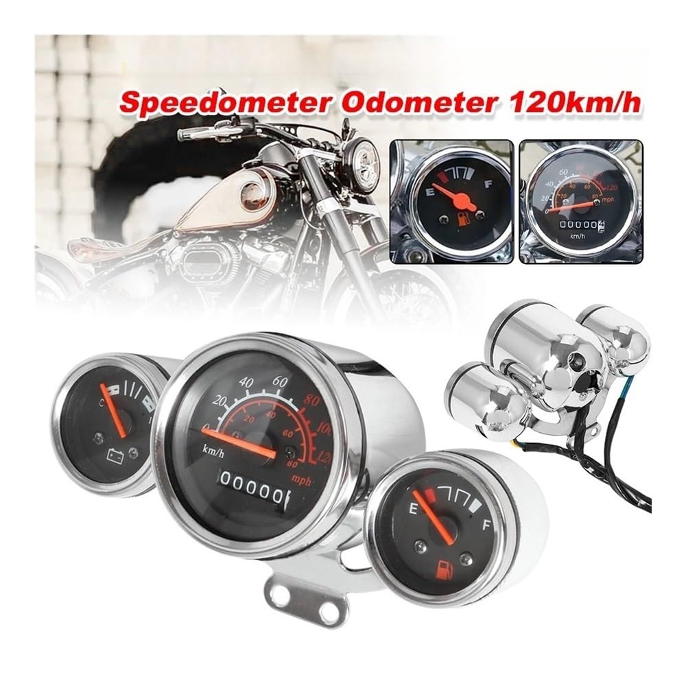 Tachimetro Accessori Universali Per Moto Digitali Strumento Tachimetro Contachilometri Contagiri Misuratore KM/H Assemblaggio