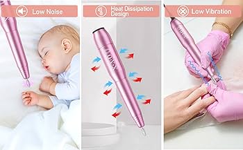 Amazon.com: Portable Electric Nail Drill File Machine with Acrylic