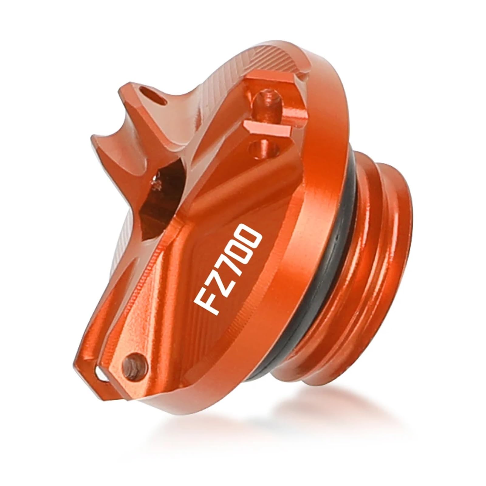 Adatto for Yamaha FZ700 Fz700 M28*3 Coperchio del filtro dell'olio motore in alluminio Vite del tappo del dado della coppa 1986 1987 1988 Accessori for moto Fz700(Golden FZ700)