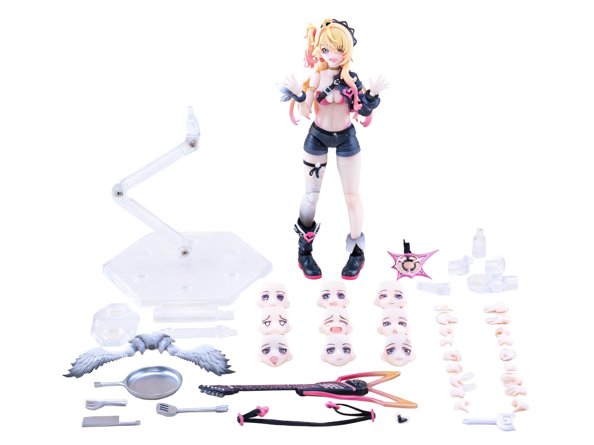 Amazon | 次元具象[EXSSRION] 魔音天使 星川ネコ [黄色髪ver.] 1/12