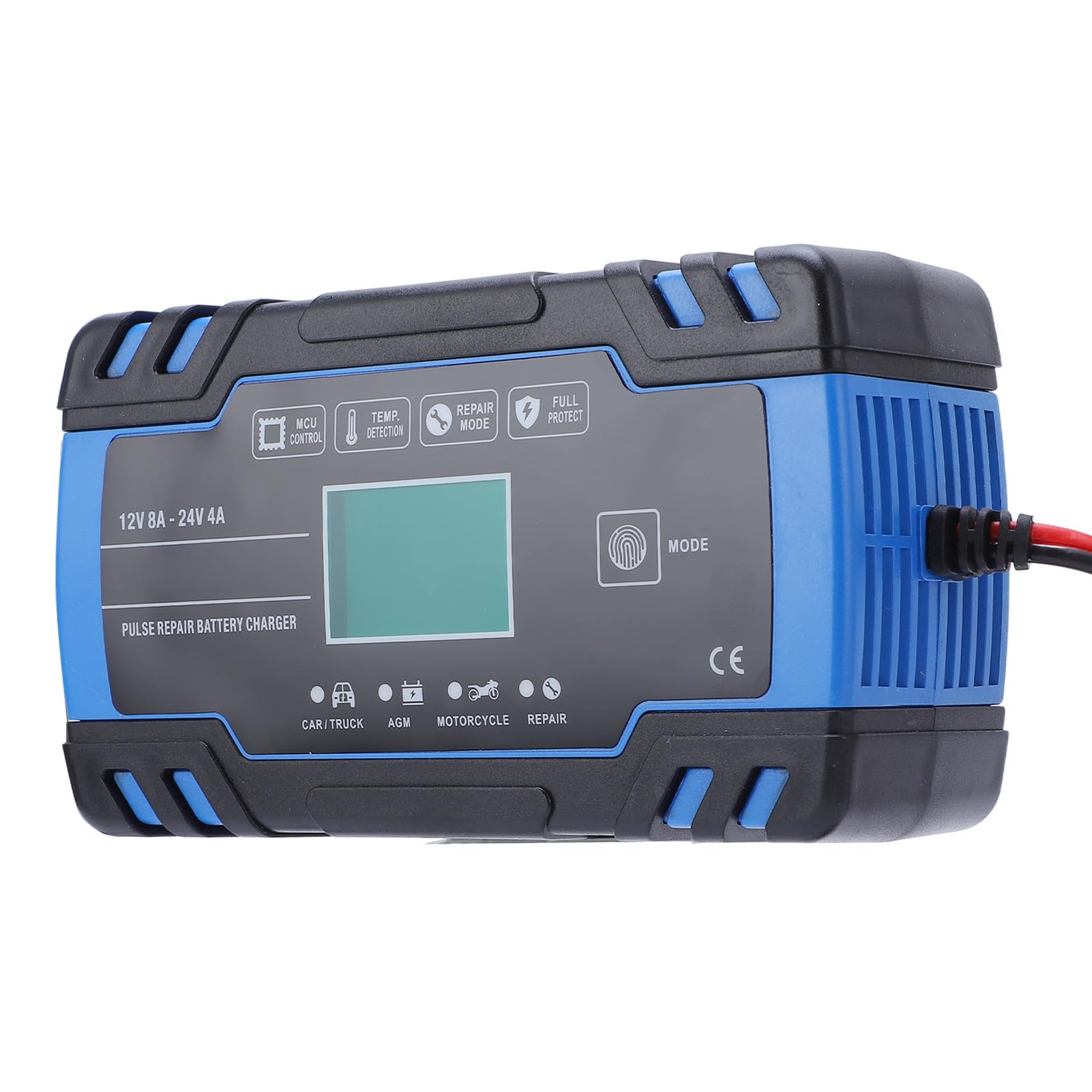 Caricabatterie Intelligente 12V 8A 24V 4A Completamente (Spina