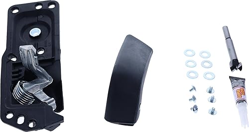 Miniatura 9 de -565530 - Manija de puerta interior, frontal, lado del conductor, color negro texturizado, se vende individualmente para Chevy Silverado 2500 HD