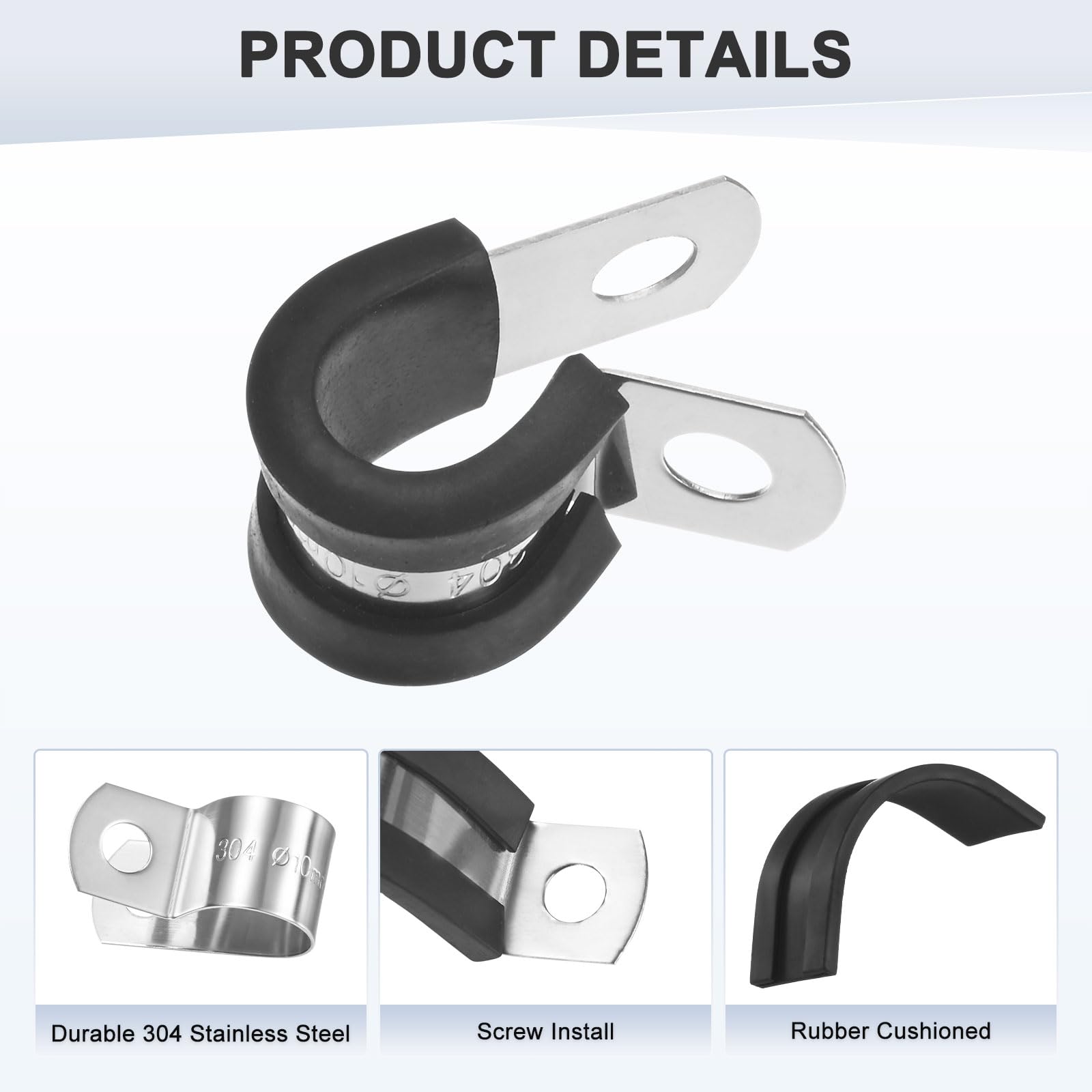 M METERXITY 20-Pack Cable Clamps - Image 2