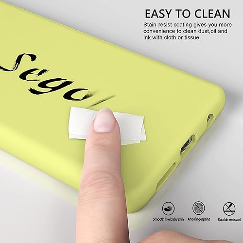 Vista 76 de E Segoi Funda diseñada para Galaxy S10 Plus de 6.4 pulgadas, S10+ de goma de gel de silicona líquida a prueba de golpes, cojín de forro de tela