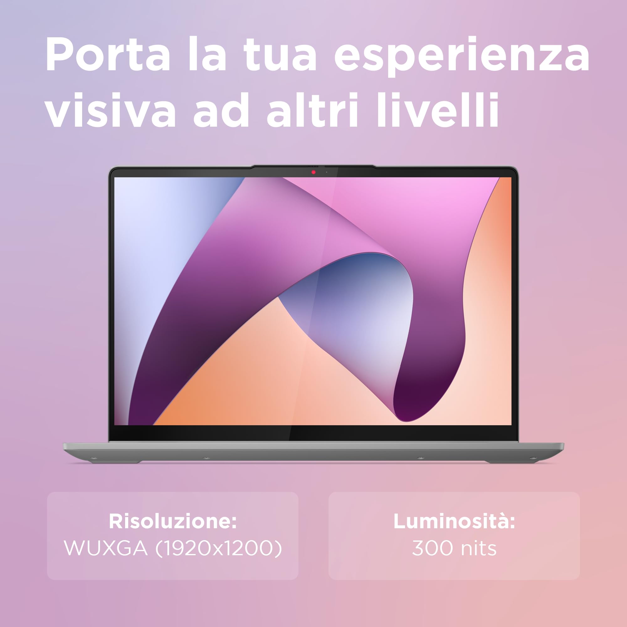 Lenovo IdeaPad Flex 5 Notebook AMD Ryzen 7 7730U 16GB RAM 512GB SSD 14" Touch WUXGA IPS Windows 11 Home Tastiera italiana Digital Pen Arctic Grey