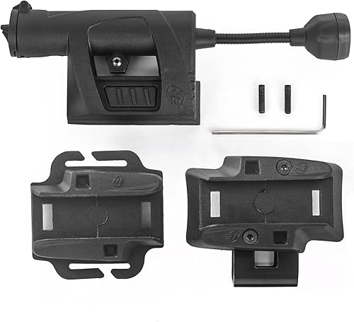 rdzzwxw Luz táctica para casco militar luz de señal de supervivencia LED 4 en 1 para exteriores con 2 accesorios reemplazables para casco para