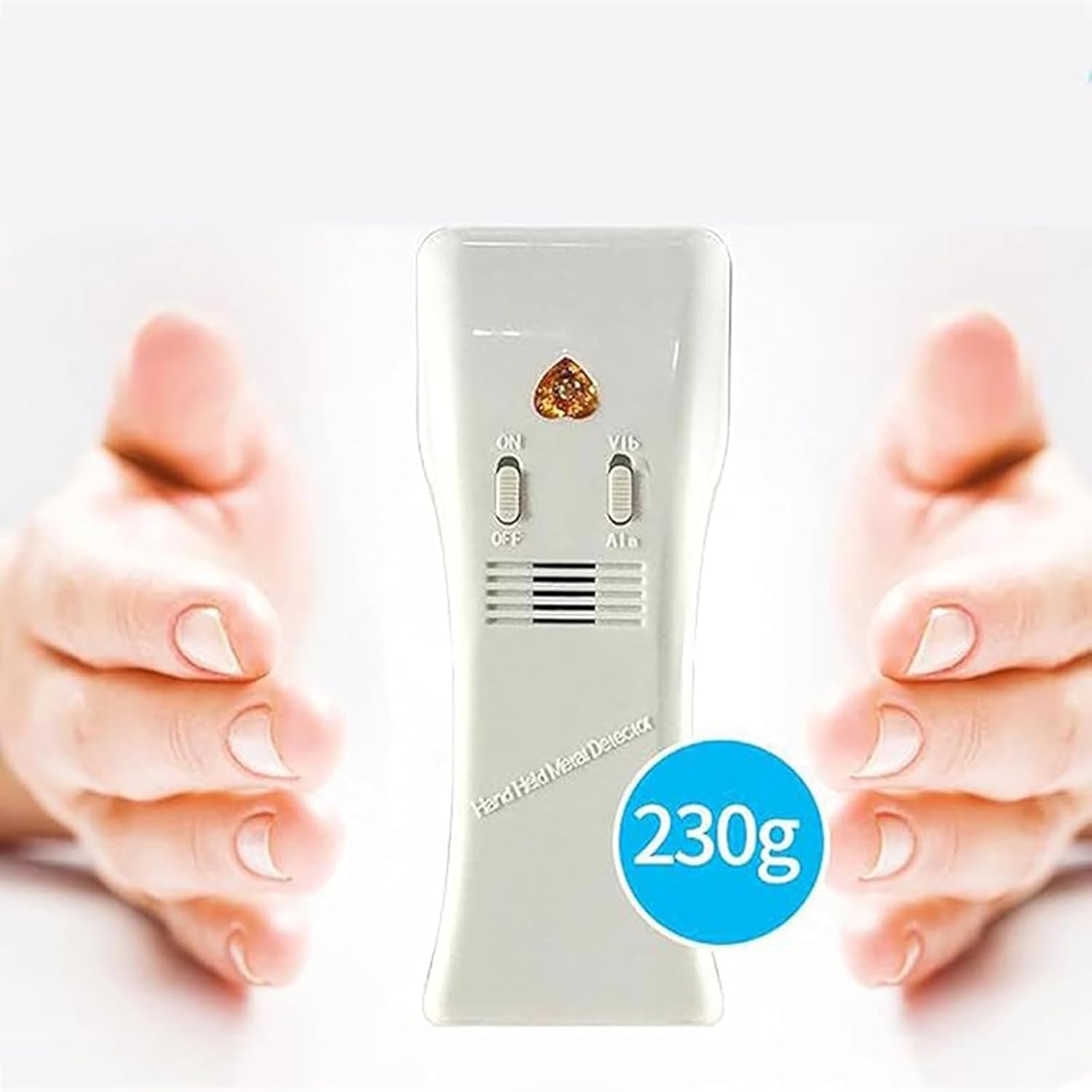 Handheld Needle Detector, Metal Detector Broken Needle Detector with Sound, Light and Vibration Triple Alarm, High Sensitivity, for Fabrics, Leather, Food Broken Needle Detection