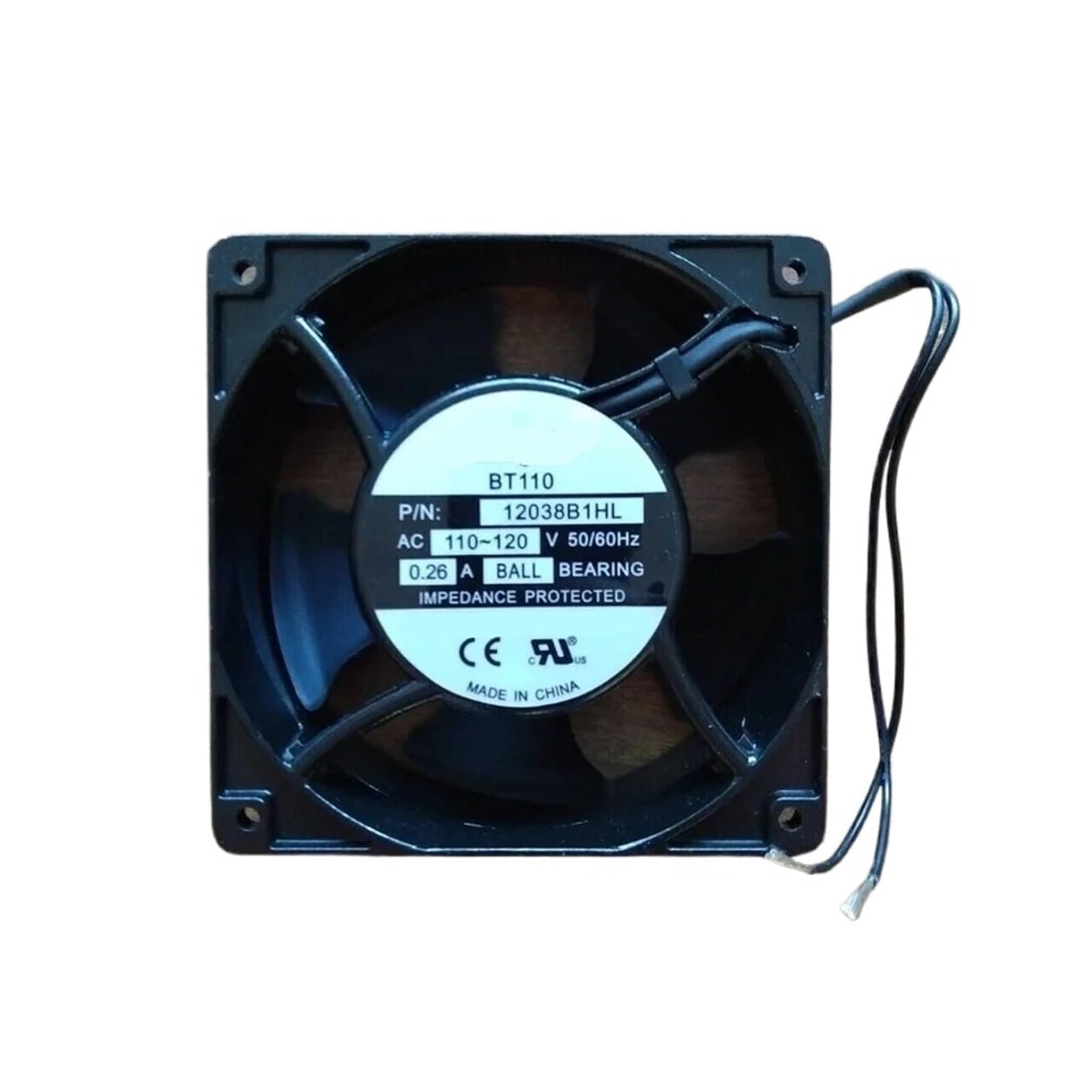 BALYDLUL BT110 12038B1HL Fan 110-120V 0.26A 118cfm