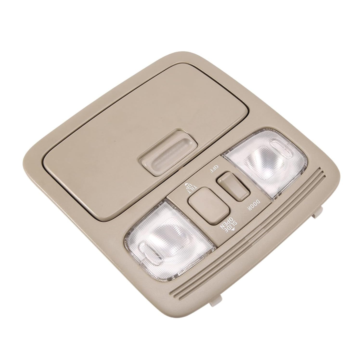 Generic Car Interior Reading Light Overhead Switch, Push Button, Manual, Beige, for Camry 2006-2012