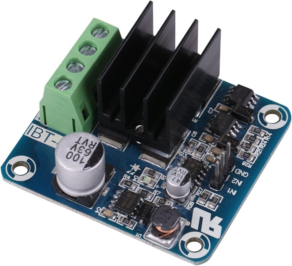 Motor Controller, Large Current 50A H-Bridge High-Power Single-Channel Motor Driver Module Uses a Full H-Bridge Driver Module Full-Bridge MOSFET Driver Chip