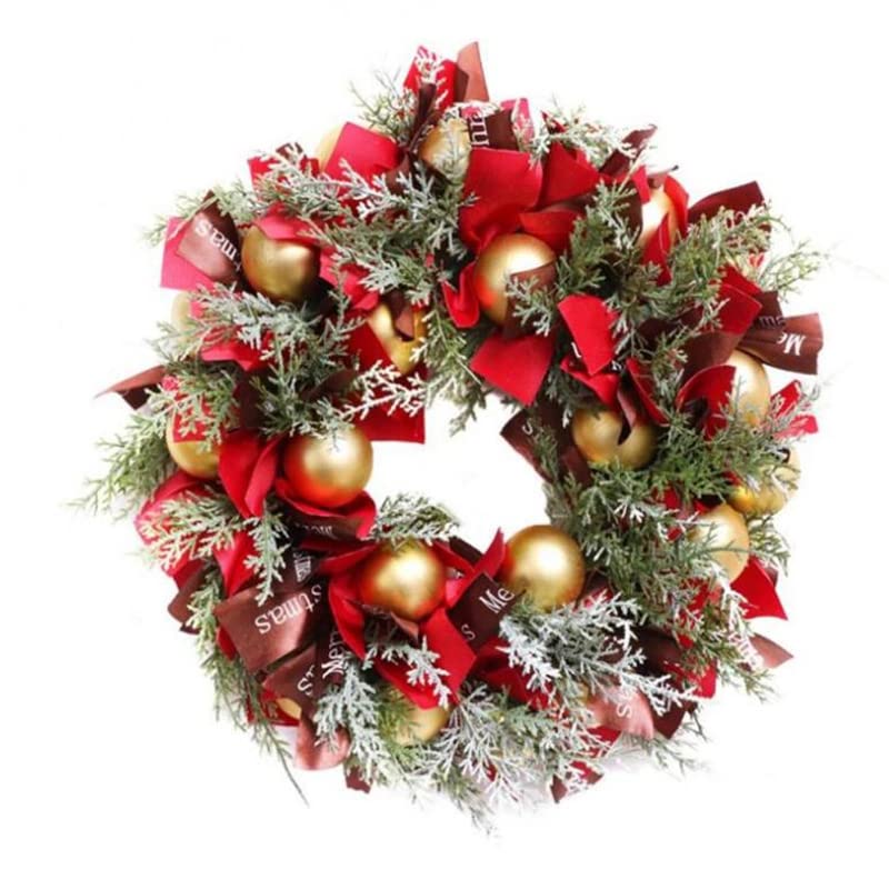 35cm Guirnalda De Navidad Puerta De Navidad Guirnaldas Adornos Decoraciones Hogar Colgando Navidad Feliz Año Nuevo Regalo-B,35cm
