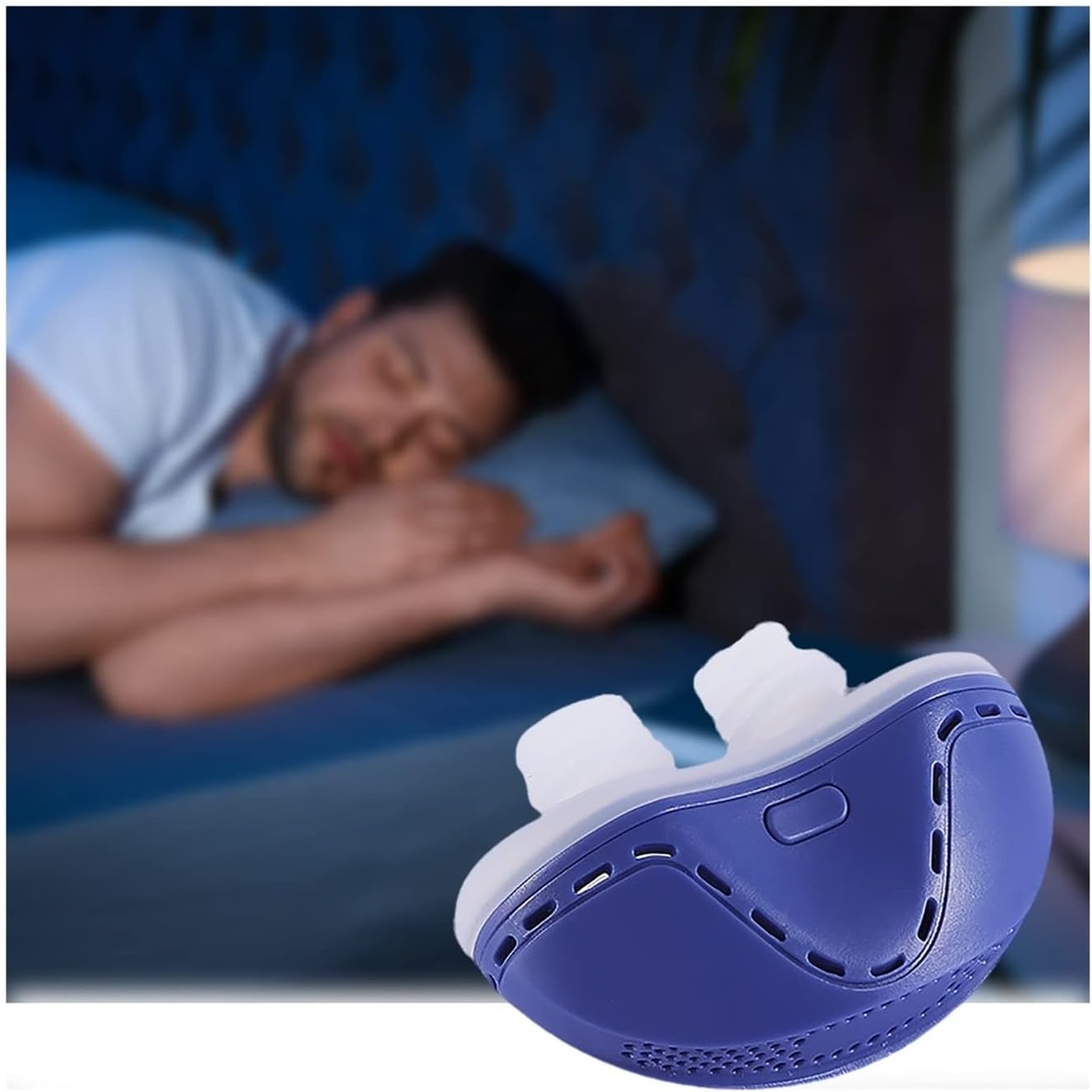 Micro Electric Anti Snoring Nose Clip Anti-Snoring,Mini CPAP Anti-Snoring Electronic Device For Men And Women (Color : Blue) Micro Electric Anti Snoring Nose Clip Anti-Snoring,Mini CPAP Anti-Snoring Electronic Device For Men And Women (Color : Blue)