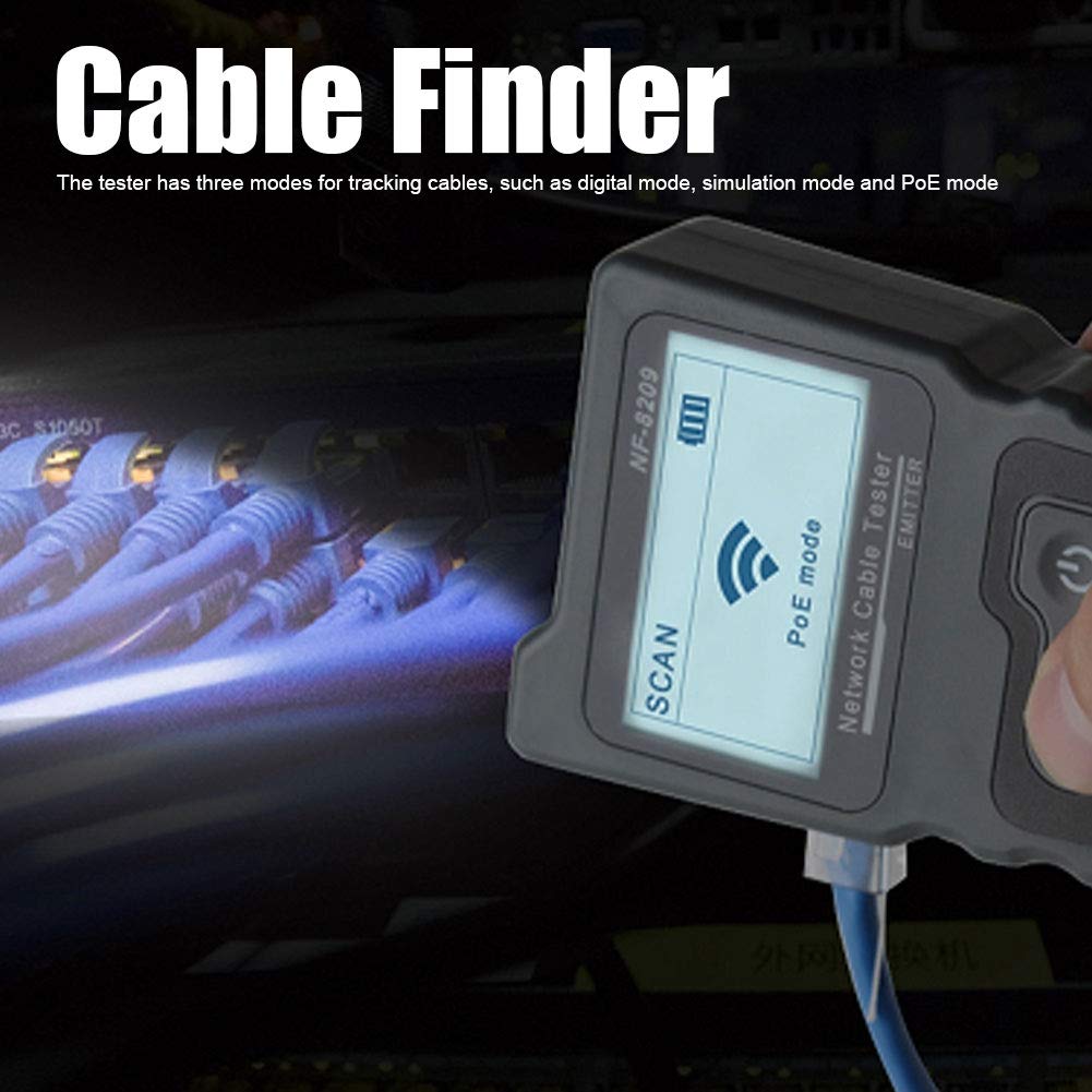 Localizzatore LAN Avanzato per Tester per Cavi NF-8209 con Test Multimodale e Rilevamento Guasti dei Cavi