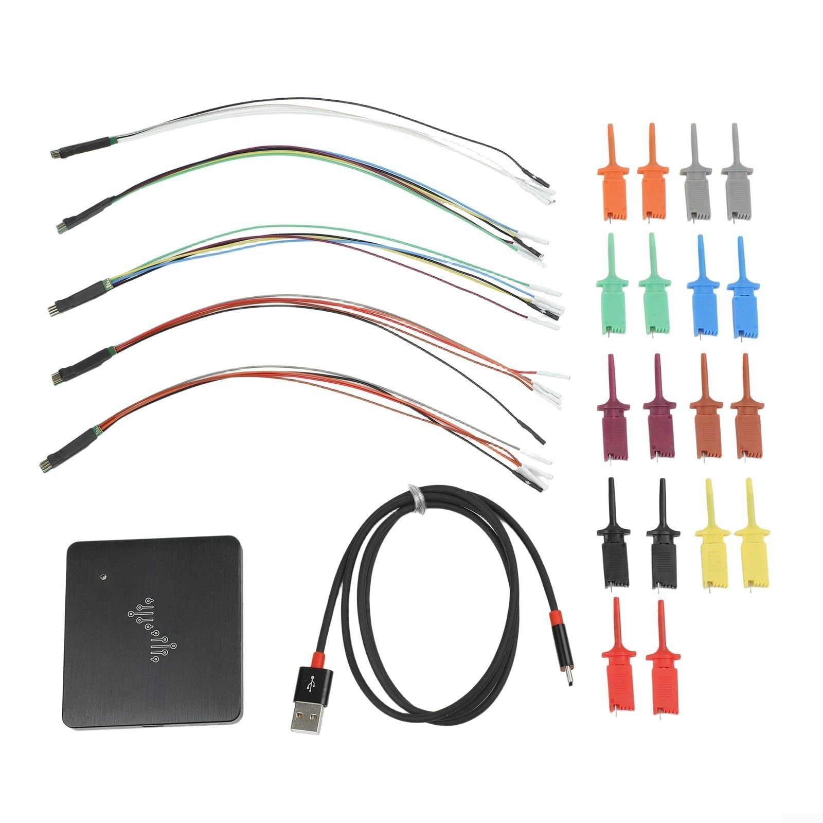 Analizzatore logico USB a 16 canali per Windows Win10 per MacOS per sistemi Linux 256MB SDRAM Modalità di flusso di memoria integrata e campionamento buffer