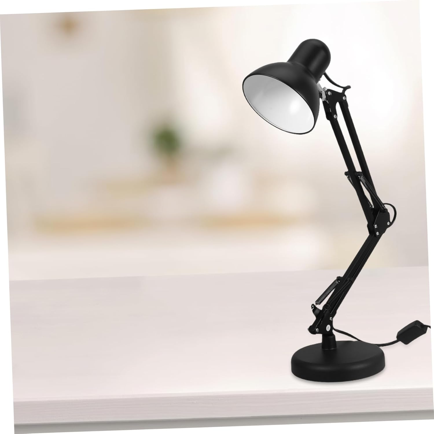 Tofficu Ergonomic Folding Table Lamp Reading Writing Desk Lamp Swing Arm Boys and Girls Table Light Eye-Care Led for Student Office Home