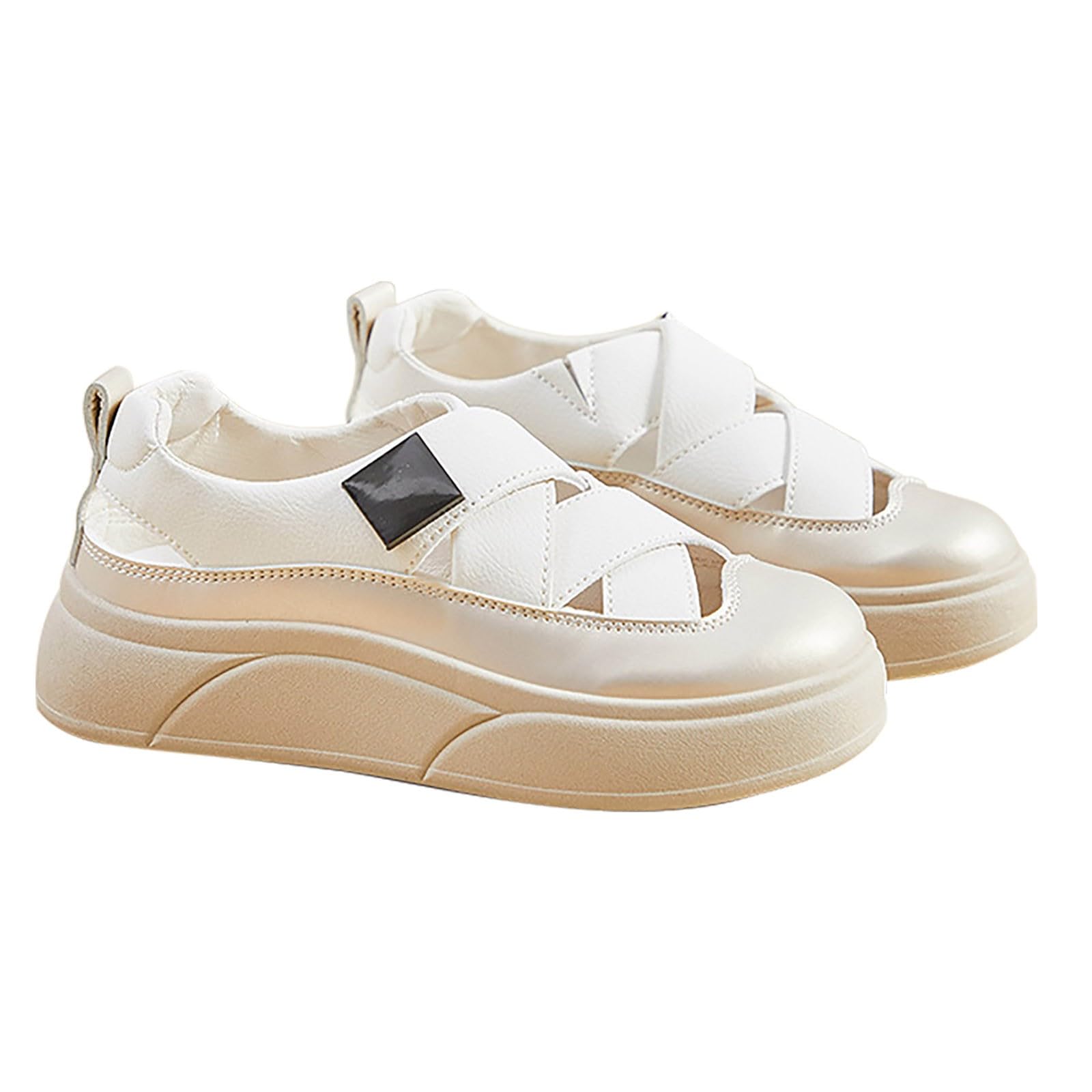 Scarpe Donna da Passeggio Sneakers Casual Sintetica con Fori Antiscivolo per Lavoro e Uso Quotidiano Scarpe Donna Palestra Elastico e Morbido