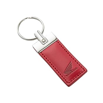 Amazon.co.jp: Honda(ホンダ) Honda レザーキーリング R(レッド