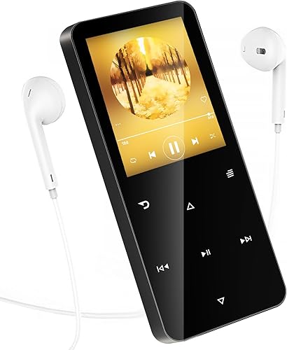 Reproductor de MP3 de 80 GB, reproductor de música portátil, con una batería de alta capacidad en el interior, con altavoz HD, radio FM, lectura de