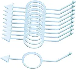 oshhni Kit com 10 marcadores de posição de bola para treino de bilhar e sinuca, ideal para jogadores de nível intermediário, com guia de mira e acessórios.