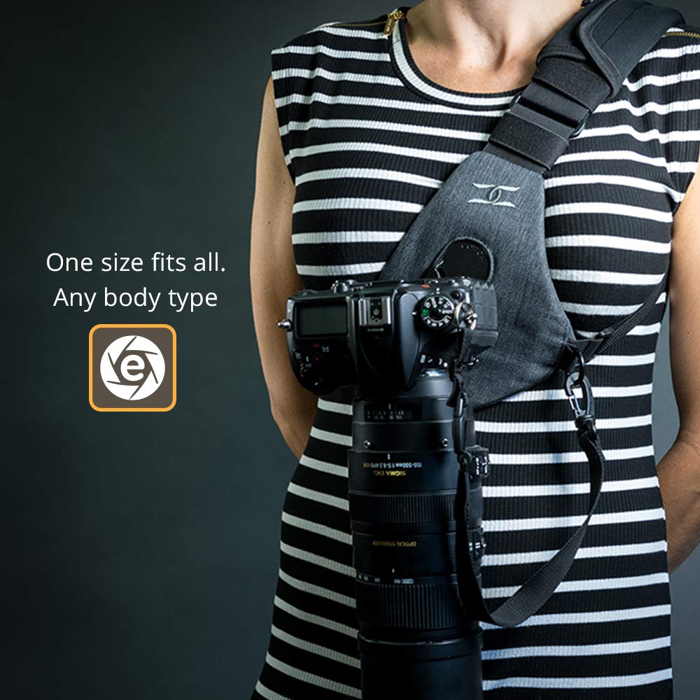 COTTON CARRIER カメラハーネス ブラック フリーサイズ Amazon | Cotton Carrierスコットンスリングスタイルハーネス 1