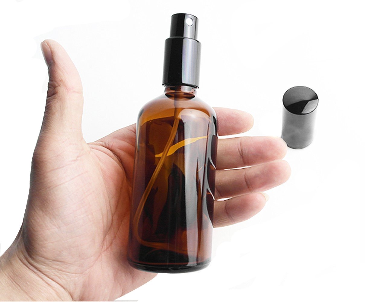 Lot De 20 Flacons Spray Marron 100 Ml - Vaporisation Fine Brume, Portable, Pour Huiles Essentielles Et Produits Ménagers - 4