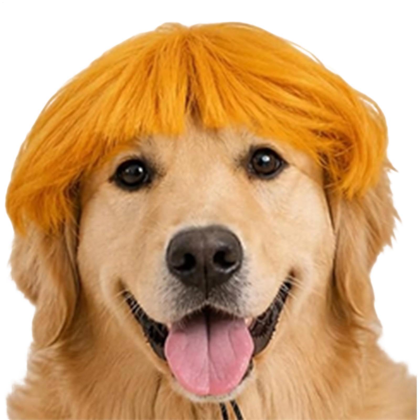 Wiboie Pet Wig Elastic Bands Adjustable Breathable Mesh