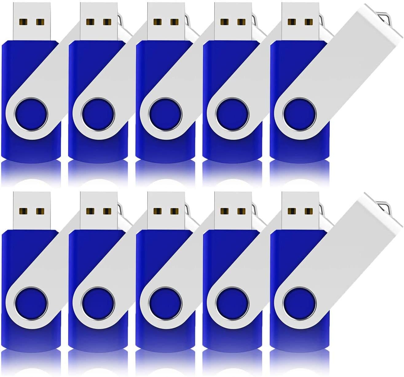 Get Special Price 1GB USB Flash Drive 100 Pack USB 2.0 Thumb Drives Jump Stick Fold Storage Memory Sticks Swivel Design - Blue Holiday Deals 🛒 1GB USB Flash Drive 100 Pack USB 2.0 Thumb Drives Jump Stick Fold Storage Memory Sticks Swivel Design - Blue