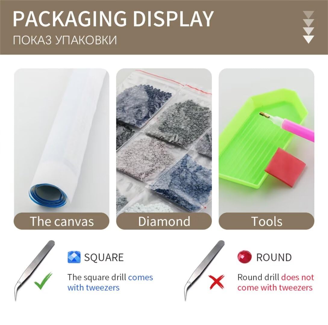 Diamond Painting Geige 150x50cm - DIY Diamantbild Für Erwachsene