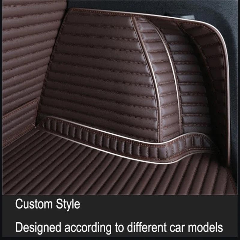 Volledig Bedekte Lederen Kofferbakmat voor Hyundai TUCSON NX4 Hybrid N Line 2021 2022 2023 2024 2025, Antikras Antislip Kofferbakbescherming