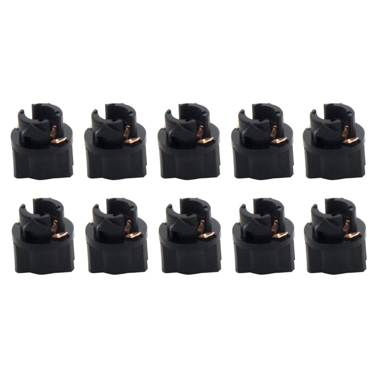 10Pcs T5 LED Twist Socket PC47 Instrument Panel Cluster Replacement Socket Lamp Holder yunfu-image-15