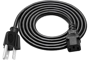 8ft AC Power Cord Replacement for EcoFlow Delta