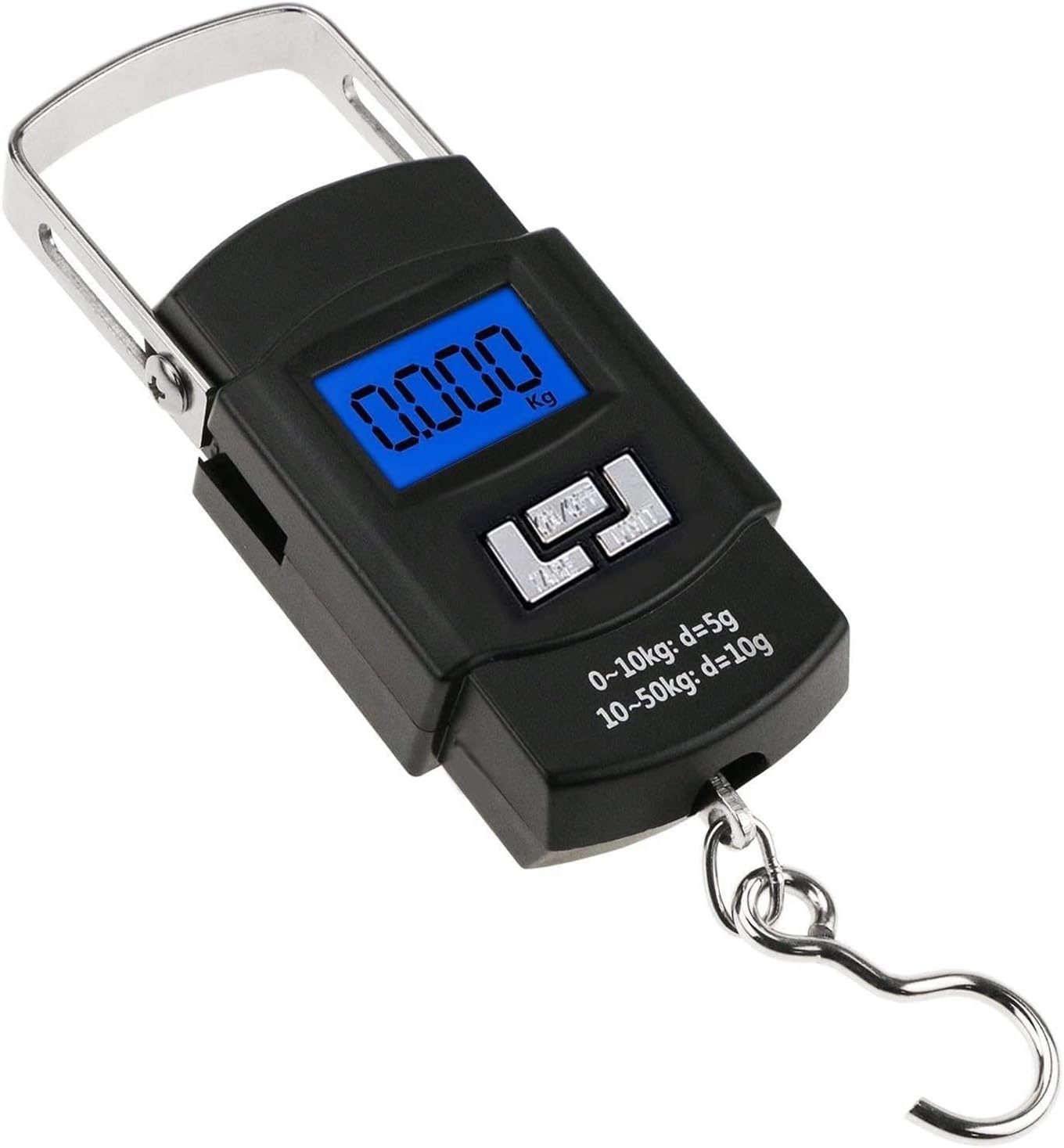 UNIQUE ICONSONIQE 50kg / 10g Pocket Electronic Digital LCD Luggage Travel Weighing Scale Handheld Balance Scale with Steel Hook (pack of 1)