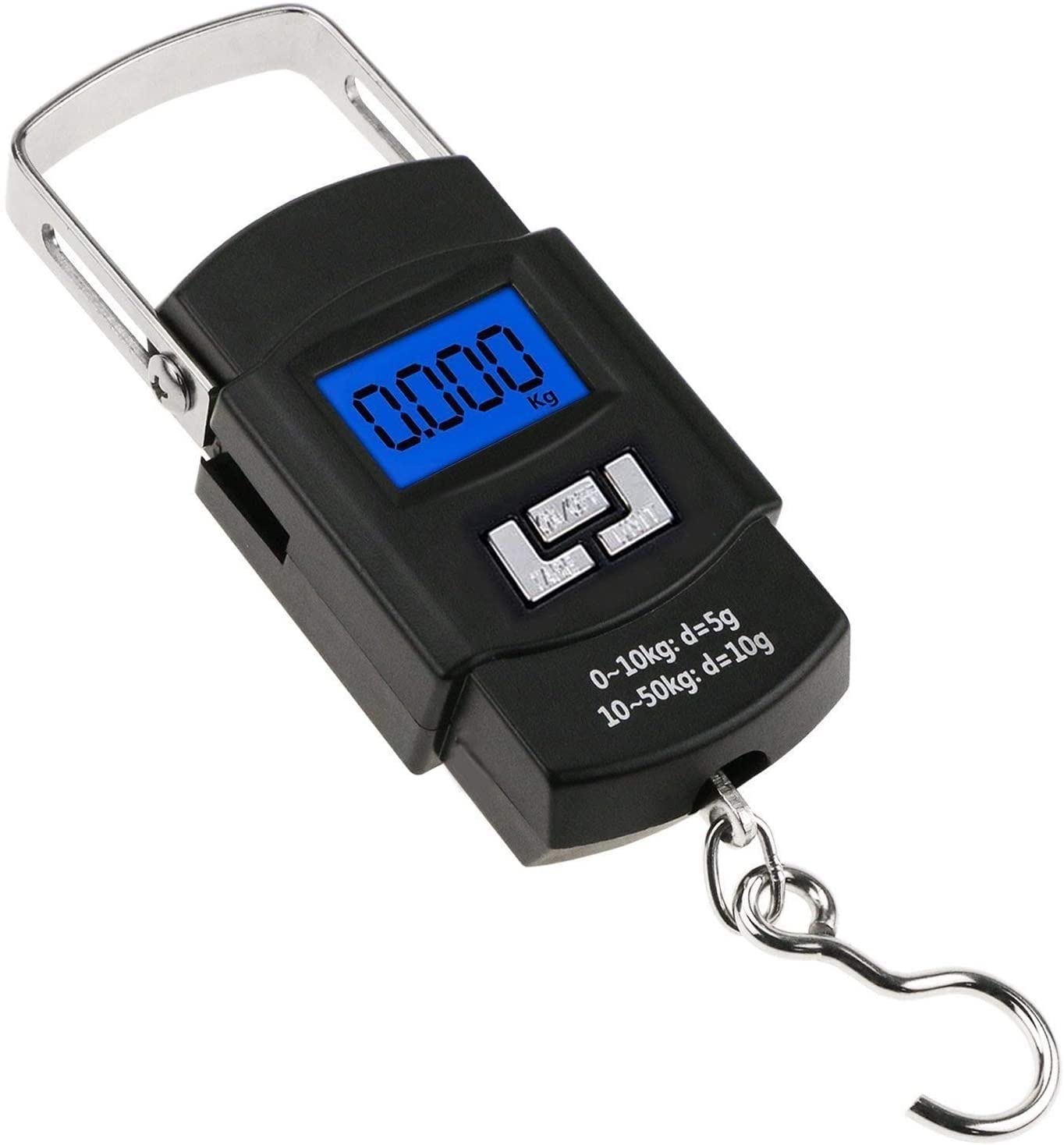 UNIQUE ICONSONIQE 50kg / 10g Pocket Electronic Digital LCD Luggage Travel Weighing Scale Handheld Balance Scale with Steel Hook (pack of 1)