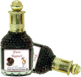 INDRA SUGANDH BHANDAR Attar for Men|Women|Religious Use Real and Pure Kasturi Deer Musk 25ml Roll On Attar Oil 24 Hours Freshness Long Lasting Perfume Pack